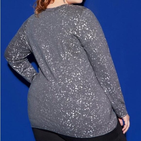 🆕 NWT Women’s torrid 1 LoveSick Super Soft Slub Distressed Tee 14 16 - Picture 10 of 13